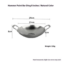 Yolecen petit Pot de fruits de mer Commercial Double oreille support de trépied doré chaudière sèche marmite alcool poêle métal spécial Commercial