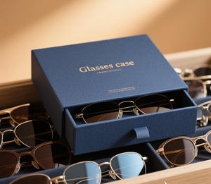 Caja de Papel Ecológica de Primera Calidad para Gafas, Impresión Personalizada de Lujo, Estuche de Cartón para Gafas de Sol Vacío - Product Image 5