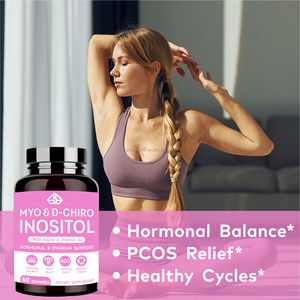 Complejo de Mioinositol y D-Chiroinositol con Ácido Fólico y Vitamina D, Extracto Herbal Natural, Equilibrio Hormonal Femenino, Salud Ovárica, 60 Gomitas - Product Image 3