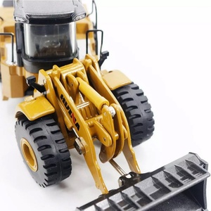 Sanjoyo SJY-1714-2 Bulldozer en alliage métallique moulé sous pression à l'échelle 1:50, jouet de camion d'ingénierie - Product Image 3