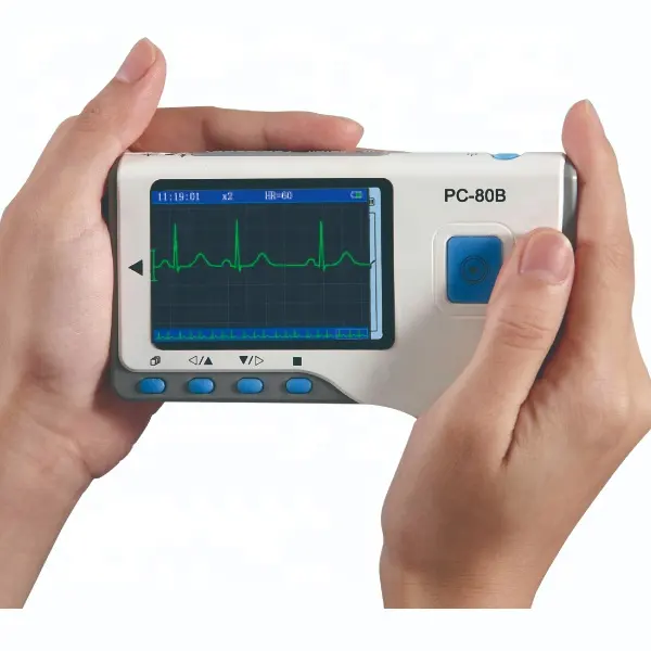 Pabrik langsung operasi sederhana Self-Check nirkabel koneksi Remote Monitor kesehatan genggam telefhealth Ecg Monitor