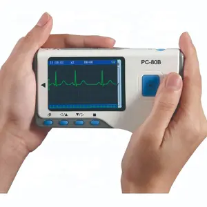 Factory Direct Simple Operation Self-Check Wireless Connection Remote Health Handheld Monitor Telehealth Ecg Monitor