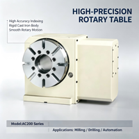 Table rotative CNC 4ème axe LEYO pour fraiseuse et tour GU TIAN NC170 NC200, origine Guangdong, 60 kg, garantie 1 an