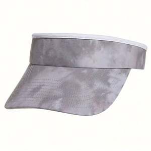 Custom Open Back Tie Dye Sun Visor Hat Summer Unisex Logo Quick Dry <b>Foam</b> <b>Padded</b> Sports Cycling Outdoor Daily Fishing - Product Image 4