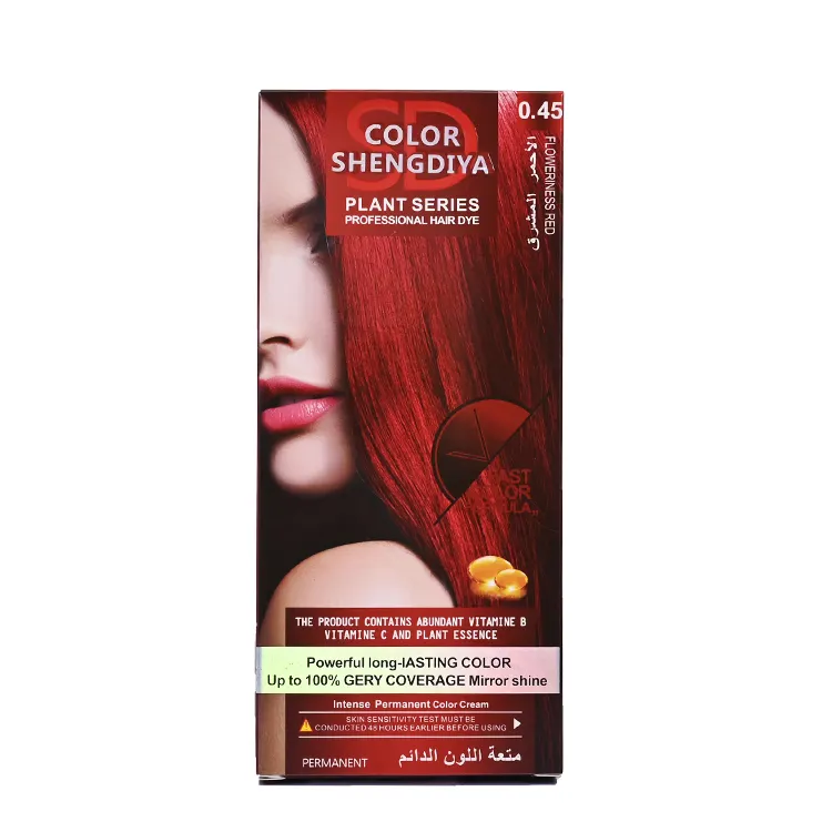 Ensemble shampooing et peroxyde de teinture pour cheveux le plus populaire et pratique Coloration pour cheveux à la mode sans ammoniaque