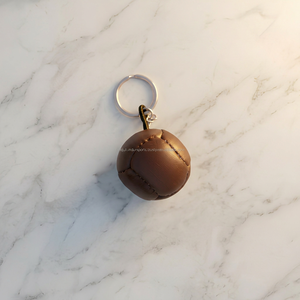 Genuine Leather Soccer Ball Keychain Custom Logo Football <b>Keyring</b> Premium Sports Fan Souvenir Handmade Quality Gift Wholesale - Product Image 1
