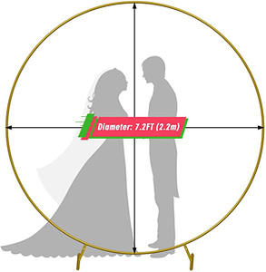 Hot Khóa Đám Cưới Vòm Cho Lễ Vòng Tròn Backdrop Bóng Vòm Đứng Với Cơ Sở Cho Đám Cưới Sinh Nhật Đảng Vườn Trang Trí - Product Image 5