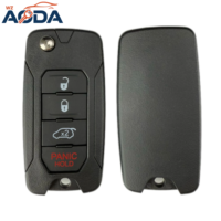 Llave Inteligente para Auto Jeep Renegade de 2/3/4 Botones, FCC ID 2ADFTFI5AM433TX, Chip MQB48, 433MHz