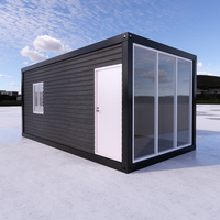 Nouveau Design australie facile à installer, Pack plat de 20 pieds, 40 pieds, maisons conteneurs préfabriquées, cabine à faible coût