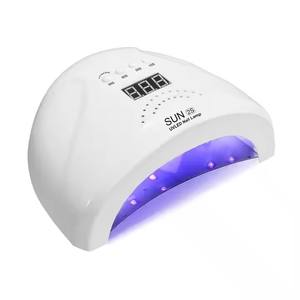 Lampe à ongles <span class=keywords><strong>LED</strong></span> <span class=keywords><strong>UV</strong></span> Sun2S 48W, Nouveauté 2026, 3 réglages de minuterie, Alimentation électrique, Matériau plastique, Haute qualité, Infrarouge automatique - Product Image 1
