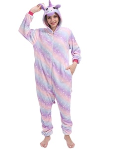 Tier Stram pler Flanell Fleece Pyjama Homes uit Kapuze und Footie Stram pler Pyjama - Product Image 1