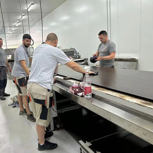 Bande transporteuse en acier à haute teneur en carbone <span class=keywords><strong>GOODDAY</strong></span> pour four tunnel de boulangerie - Résistante à la chaleur, durable, vitesse réglable - Product Image 2