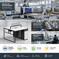Poste de travail modulaire moderne pour bureau, structure en acier soudé noir mat avec écran en verre gris et armoire à serrure à code