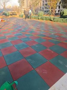 Alfombrilla de goma para suelo de colores sólidos para exteriores, alfombrilla de goma para suelo de parque infantil para niños, alfombrillas de goma para suelo de colores - Product Image 5