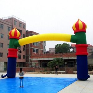 Personalizable al aire libre Material Oxford inflable entrada arco evento publicidad Navidad carrera inicio/línea <span class=keywords><strong>de</strong></span> meta soplador - Product Image 1