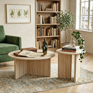 <span class=keywords><strong>Mesa</strong></span> <span class=keywords><strong>de</strong></span> Centro <span class=keywords><strong>de</strong></span> Diseño Minimalista con Patas <span class=keywords><strong>de</strong></span> Madera Maciza <span class=keywords><strong>de</strong></span> Alta Capacidad <span class=keywords><strong>de</strong></span> Carga para Apartamentos Modernos, Muebles para Interiores del Hogar - Product Image 1