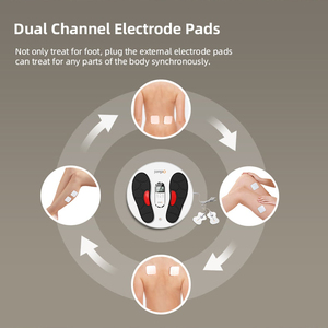 Máquina TENS Portátil con Certificado <span class=keywords><strong>CE</strong></span> MDR, Terapia de Luz Roja, Masajeador de Pies EMS con Pulsos NMES y Control Remoto - Product Image 5