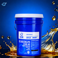 LAND WHALE Huile moteur entièrement synthétique 15W-40 18L, lubrifiant et nettoyant pour véhicules utilitaires, huile moteur pour moto