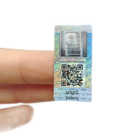 Etiqueta adhesiva holográfica 3D personalizada con código QR Material PET para la industria química fabricada en China