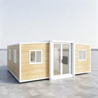 Maison conteneur extensible 20 pieds 40 pieds, bâtiment préfabriqué modulaire pour camp de construction, bureau, dortoir