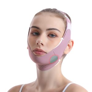 Cinturino per il mento per dormire, Maschera lifting a V in grafene, Riduttore di doppio mento regolabile, Modellatore della linea della mascella - Product Image 2