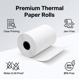 Rotoli di Carta Termica Impermeabile e Resistente per Stampanti, 2 Pollici, <span class=keywords><strong>3</strong></span> Pollici, 80x80mm, 57x40mm, per Registratori di Cassa - Product Image 3