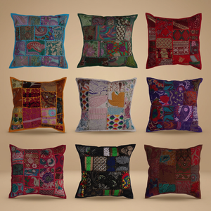 2017 housses de coussin de canapé en patchwork sur mesure - Product Image 4