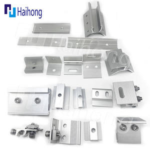 Pince intermédiaire AL6005-T5/SUS 304 pince centrale solaire MCTHA AL montage panneau solaire pince d'extrémité moyenne - Product Image 5