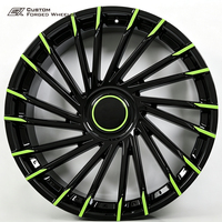 Jantes monobloc forgées polies à rayons multiples 18-20 pouces 7-16J 5x112 5x114.3 5x120 pour Audi Porsche Benz Maserati Tesla