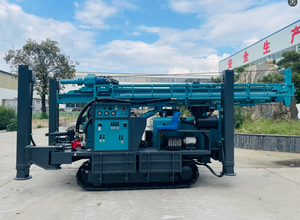 400m 깊이 암석 드릴링 머신 공기 DTH 물 잘 보어 구멍 드릴링 장비 러시아 최대 필리핀 노란색 호주 디젤 키 - Product Image 5