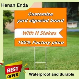 Bán Buôn Tùy Chỉnh 2025 Tốt Nghiệp Dấu Hiệu Sân Đảng Trang Trí Đứng Xin Chúc Mừng Bãi Cỏ Dấu Hiệu Với H Cổ Cọc - Product Image 3