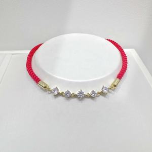 Pulseras de cuerda roja de plata de ley 925 al por mayor, hechas a mano, para niñas, apilables, con dijes únicos, precio de fábrica - Product Image 5