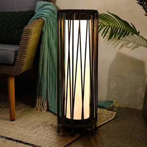 Solar Rattan Lamp Vertical Outdoor Garden <b>Light</b> Waterproof LED Courtyard Decoration Lawn Lighting - Product Image 4