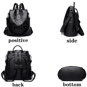 Mochila Nueva 2026 para Mujer, Mochila Escolar de Cuero PU Suave de Alta Calidad para Chica, Mochila de Viaje Antirrobo con Impresión Personalizada - Product Image 4