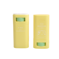 Stick déodorant vide en plastique de 15 ml et 20 ml avec remplissage par le bas, emballage cosmétique pour rouge à lèvres et crème, conteneur à capuchon à vis, personnalisable avec logo