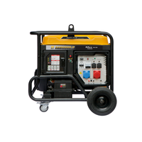 Générateur à essence abordable de 18 kW avec démarrage à distance, 220 V/400 V, régulation automatique AVR, puissance stable pour projets de construction hors site