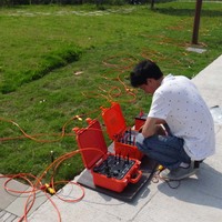 Équipement d'exploration géophysique 2D, équipement de tomographie de résistivité électrique pour la détection des eaux souterraines et l'exploitation minière