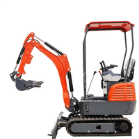 Mini-excavatrice SDLOT 1600 kg, système hydraulique, pelle sur chenilles, pour usage agricole et de construction, moteur Laidong pour modèle CE EPA, exportation Chine