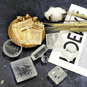 แสตมป์อะคริลิคใสแบบทำมือ12ชนิดปั๊มลายนูนอะคริลิครูปตามบุคลิก - Product Image 3