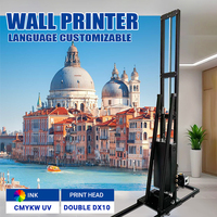 Máquina de impresión de pared UV de inyección de tinta digital, máquina de pintura mural con boquilla EPSON, impresora de pared a la venta