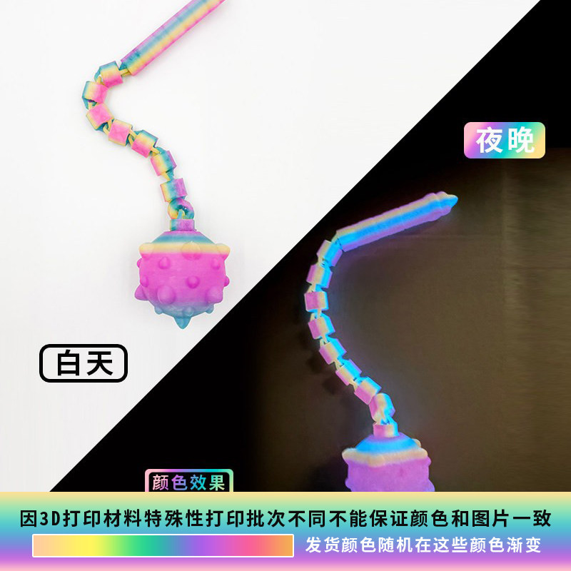 Marteau météore lumineux coloré de 28 cm