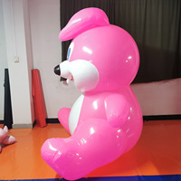 Beile Lapin gonflable en PVC personnalisé, modèle d'animal de dessin animé gonflable pour événements publicitaires et décorations de fête