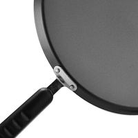 Poêle plate antiadhésive en acier au carbone pour crêpes, tawa, dosa, tortillas, omelettes, plancha et capati