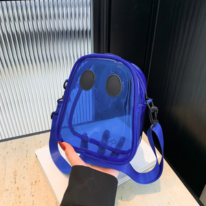 Mùa Hè Mới Nhỏ Mới Lạ Womens Thiết Kế Bolsos Túi Xách Và Ví Trong Suốt PVC Rõ Ràng Dễ Thương Ma Quỷ Ma Crossbody Túi - Product Image 3