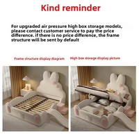 Lit Montessori haut de gamme double, construction moderne en bois massif, forme d'animal mignonne, rangement multifonctionnel, berceaux capitonnés pour bébés