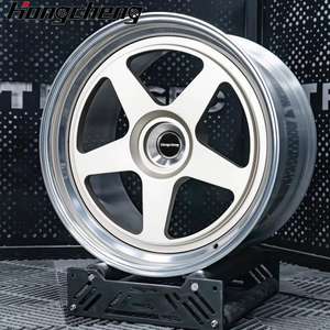 18 19 20 21 22 23 24 26英寸5x114.3 5x120 5x112 5x130高品质工厂热销2件5辐条锻造车轮 - Product Image 1