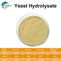 Poudre nutritionnelle de protéine de l'hydrolysat 50% de levure pour le bétail de poulet