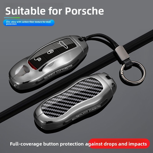 Fundas para llaves de coche Porsche Cayenne/Payamara Taycan 911 Macan Maserati, carcasas de protección para llaves de coche - Product Image 1