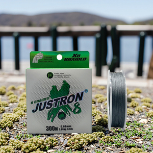สายเอ็นตกปลา X8 PE สำหรับแบรนด์ Justron สายถักสำหรับปลาหมึกและปลาหมึกล่อในแม่น้ำทะเลสาบและลำธารสำหรับ lanchas de pesca - Product Image 6