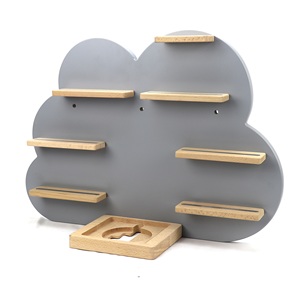 Etagère Tonie pour jusqu'à 33 figurines Tonie-étagère Toniebox à Motif nuage 40x55x19 cm pour enfants garçons et filles - Product Image 3
